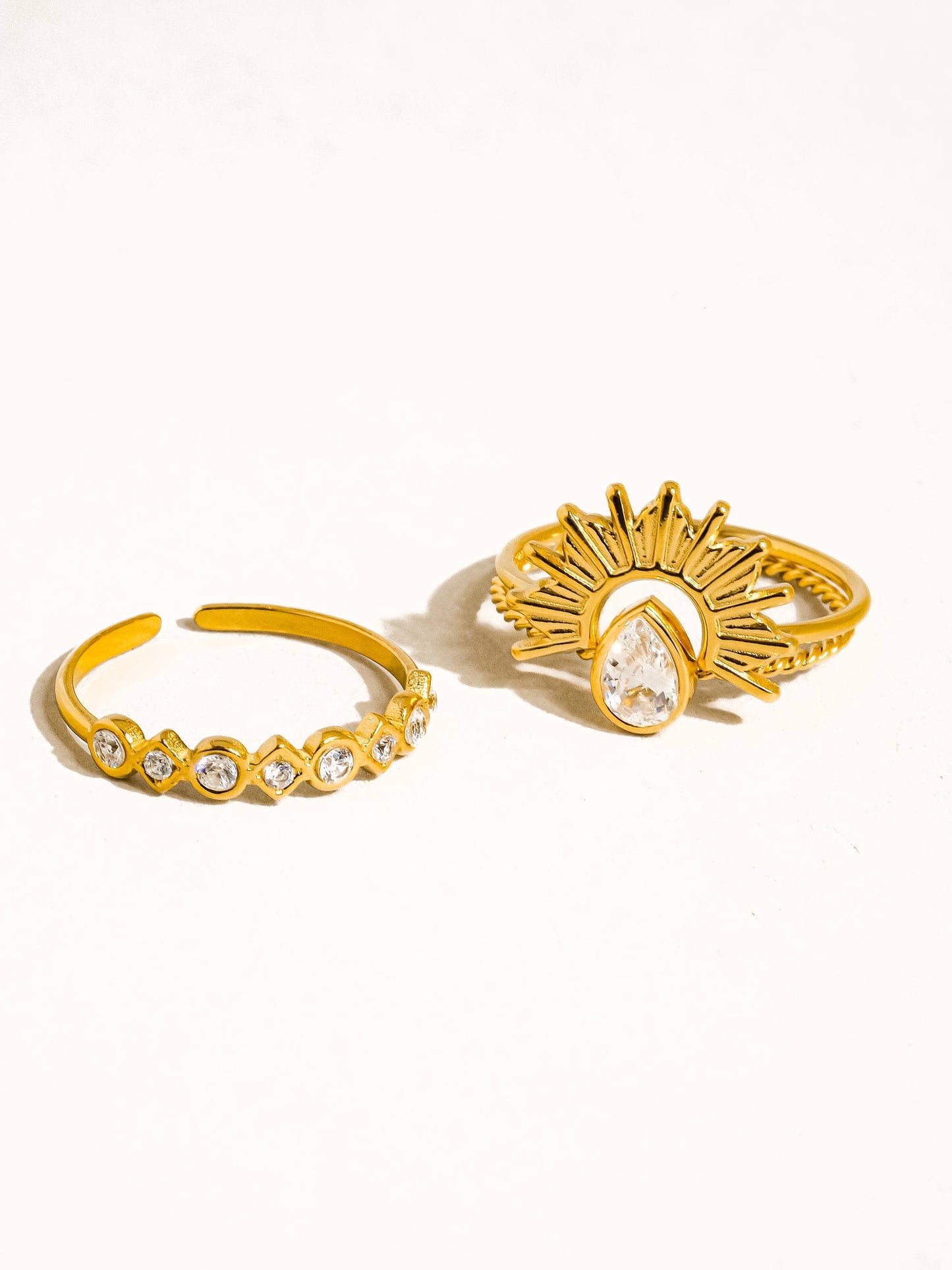 Solstice 18K Gold Layered Ring