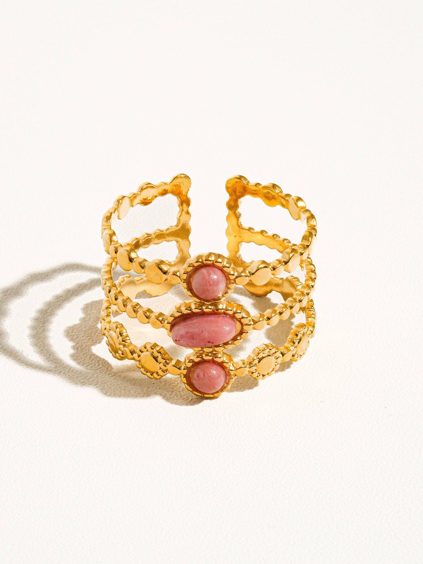 Rose Ember Trinity Ring