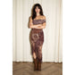 Desert Rose Fringe Midi Dress