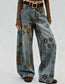 Wildflower Goddess Wide-Leg Jeans