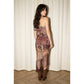 Desert Rose Fringe Midi Dress
