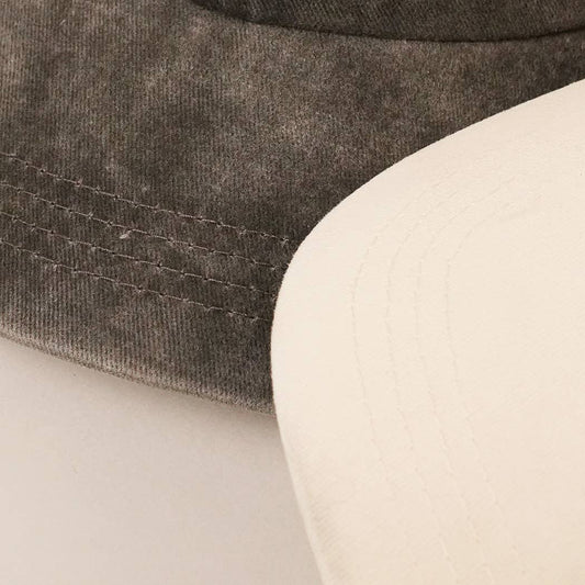 Ghost Embroidered Washed Dad Hat
