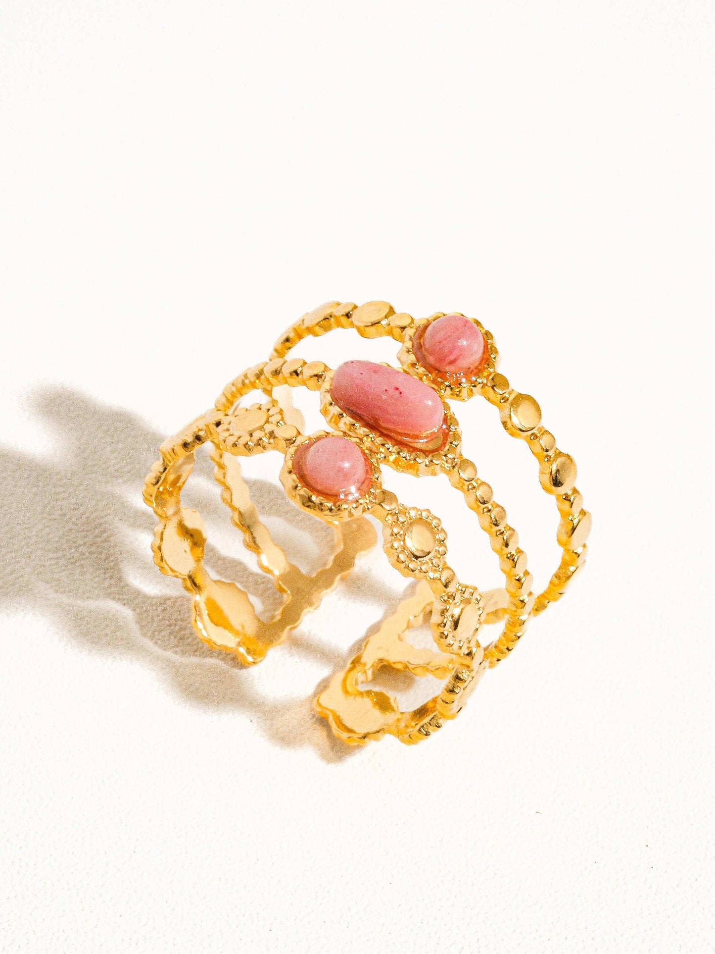 Rose Ember Trinity Ring