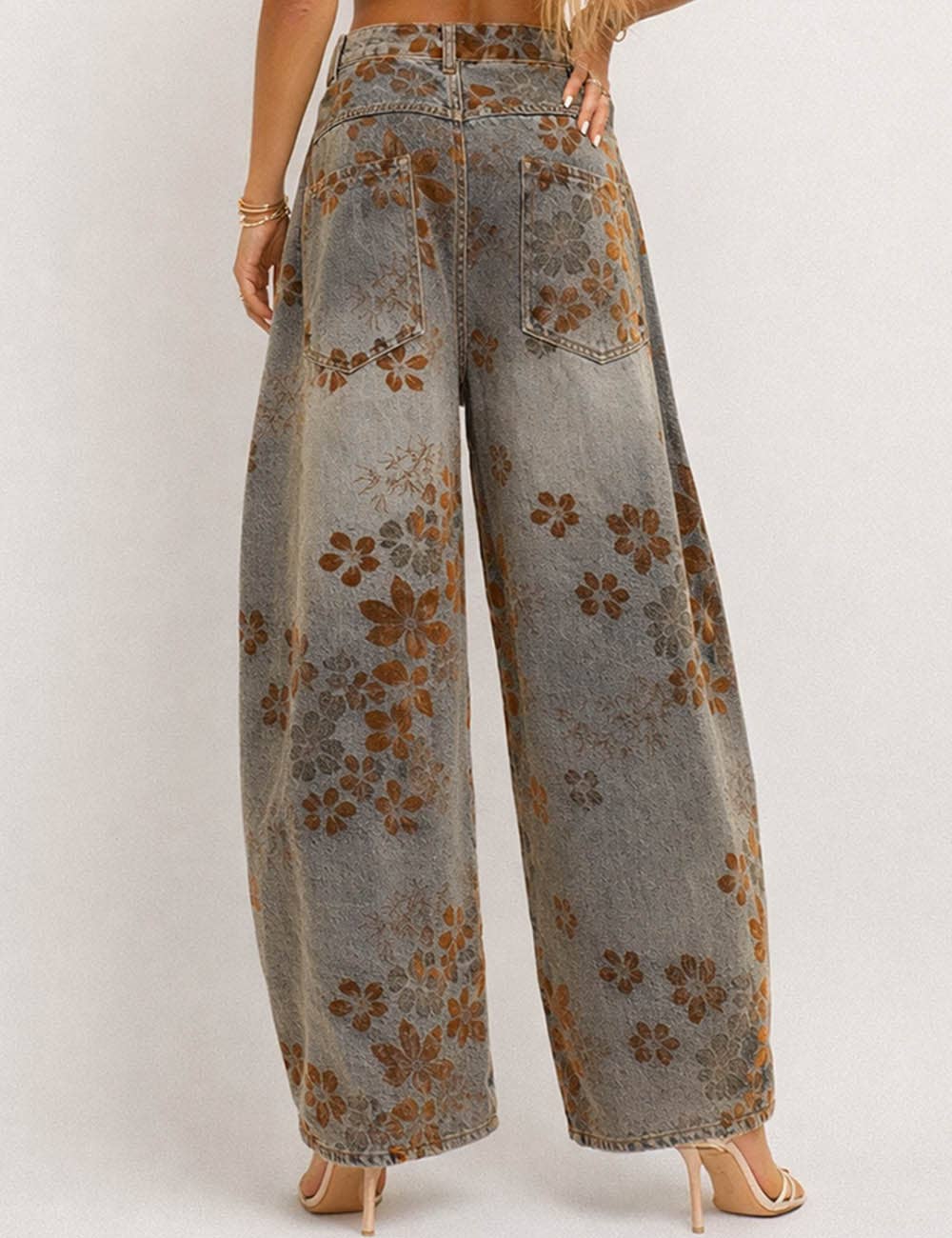 Wildflower Goddess Wide-Leg Jeans