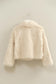 Starlit Cream Faux Fur Jacket