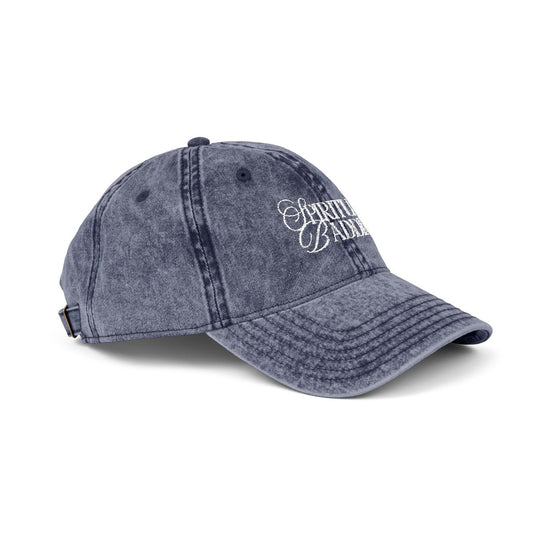 Grey Spiritual Baddie Vintage Hat