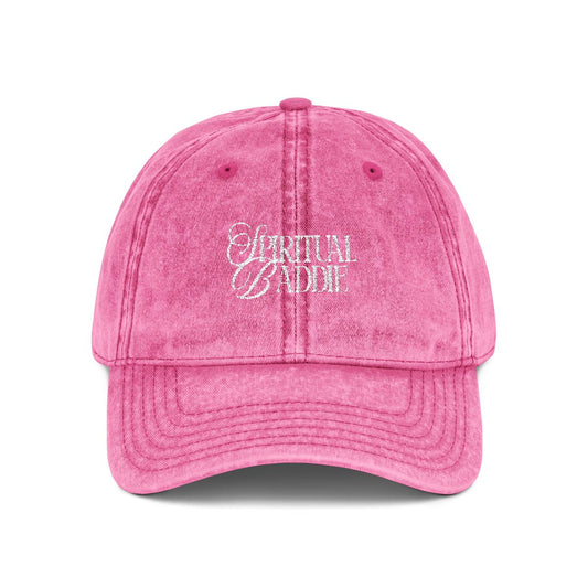 Pink Spiritual Baddie Vintage Hat