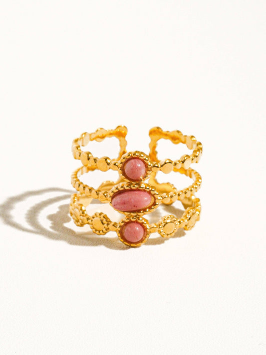 Rose Ember Trinity Ring