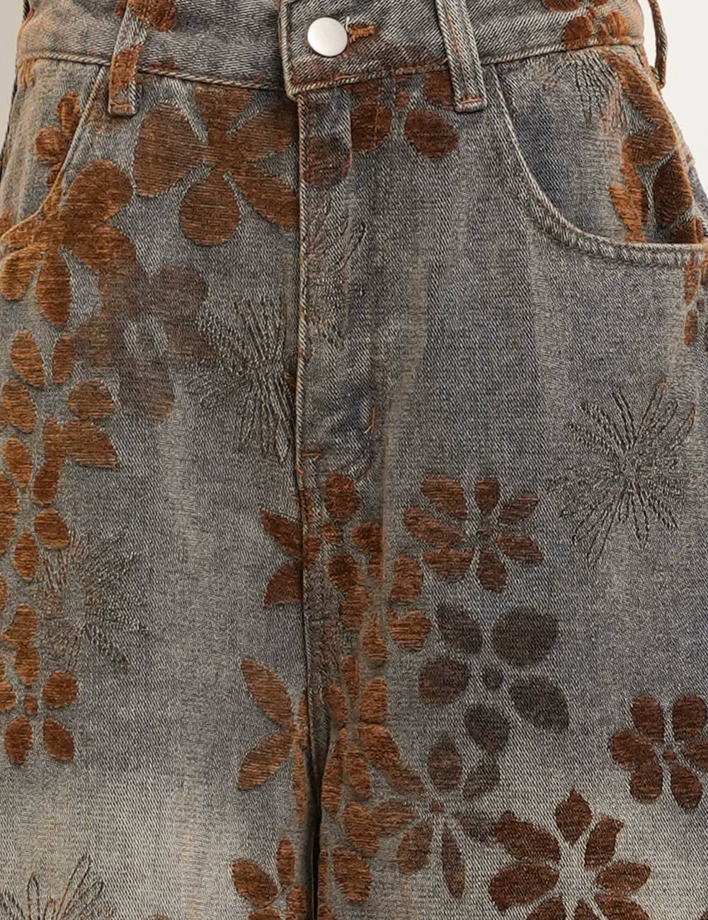 Wildflower Goddess Wide-Leg Jeans